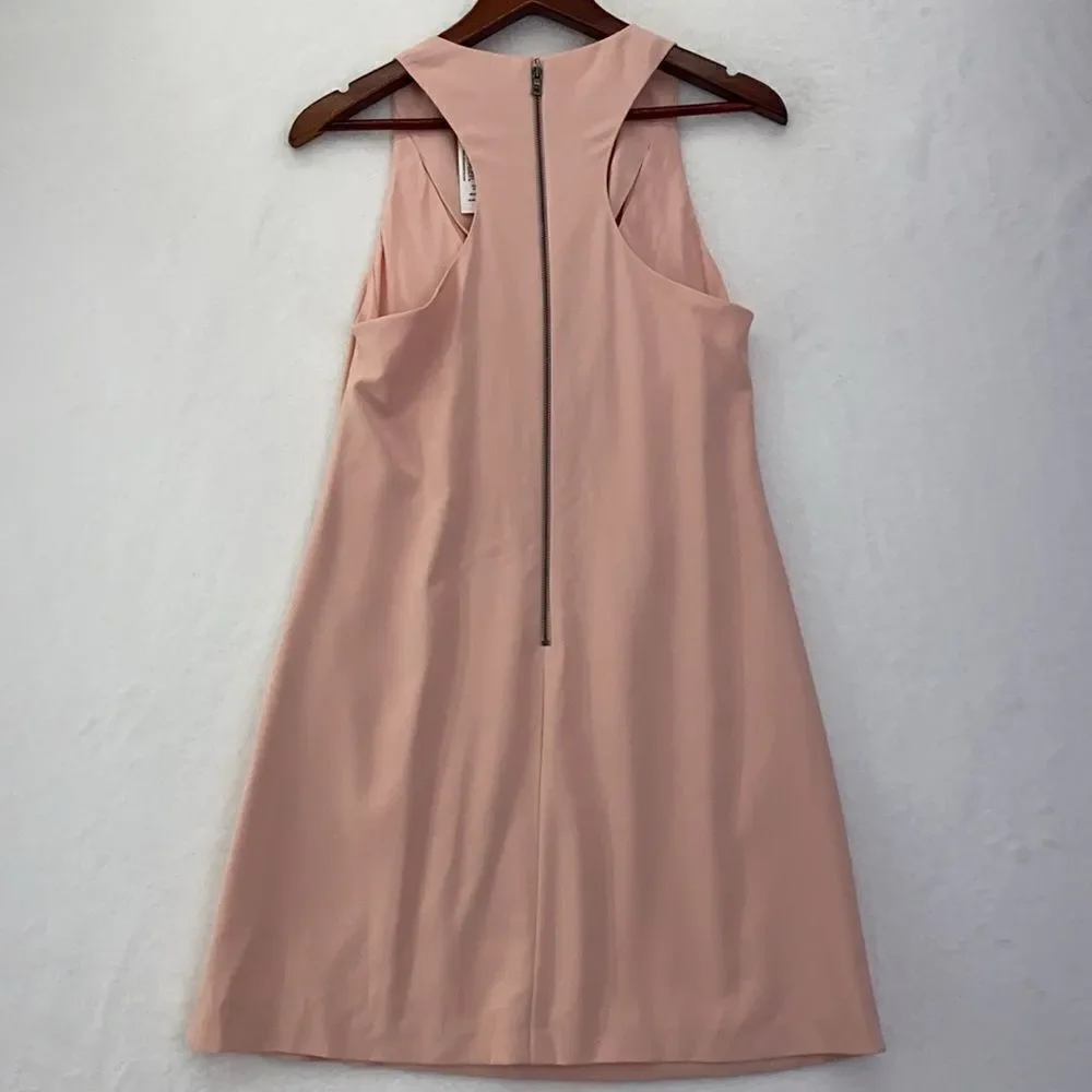 Alice + Olivia Harmony Mini Racerback Dress in Blush - Picture 6 of 8